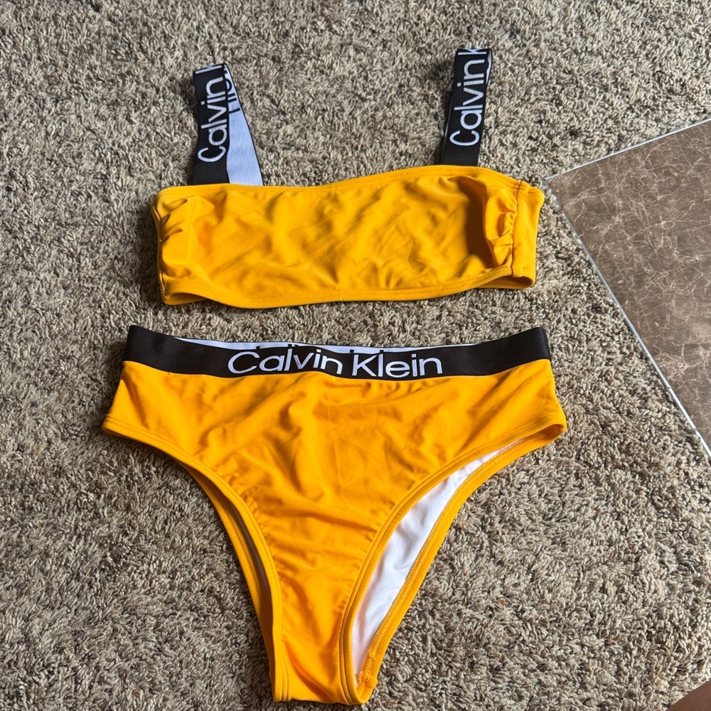 Calvin Klein Vibrant Yellow Swimwear
